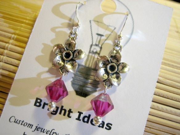 Swarovski crystal and sterling silver plate